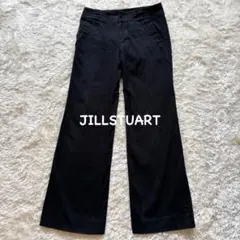 JILLSTUART デニム調 フレアワイドパンツ ブラック Mサイズ 綺麗めのサムネイル