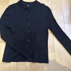 UNIQLO メリノリブポロカーディガン　Lサイズ
