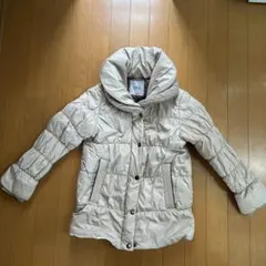 P.R.D. クリーム色ダウンコート 140サイズ
