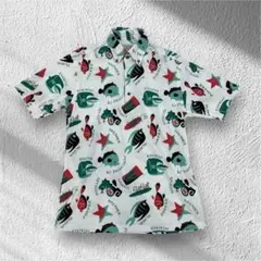 【美品】Sun Surf サンサーフ クールマックス・ポロシャツ Mサイズ熱帯魚のサムネイル