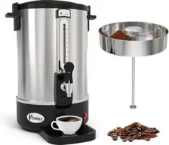 業務用コーヒーサーバー 10.7L 電動湯沸かし器 取り外し可能フィルター付のサムネイル