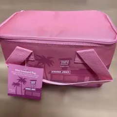 TRADER JOE'S ミニ保冷バッグ ピンク