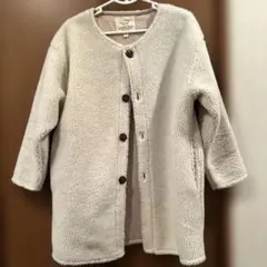 ボアジャケット Mサイズ クリーム色