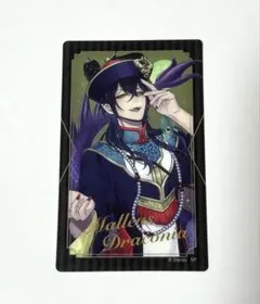 ツイステ マレウス ハロウィン メタルクリアカード 箔押し レア