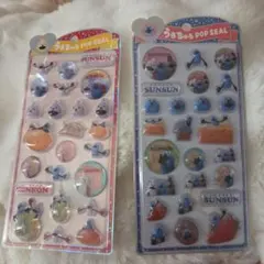 スンスンうるちゅるポップシール 2シートセット