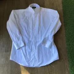 CHRISTIAN ORANI ホワイトフォーマルシャツ L