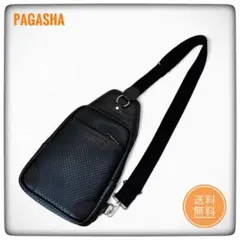 ☆超絶美品☆ LAGASHA ラガシャ　ボディバッグ 黒 ブラック　バッグ
