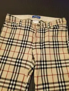 BURBERRY BLUE LABEL チェック柄 クロップドパンツ 38サイズ