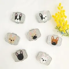 ○フレンチブルドッグ○ハンドメイド ピルケース デコ キラキラ グッズ