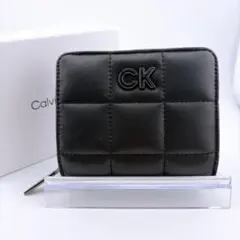 CalvinKlein(カルバンクライン) 二つ折り財布 ブラック キルティング