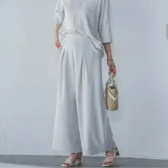 ☆LILLIAN CARAT☆サイドカットロンパース オールインワン ベージュ 