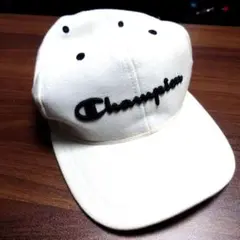 Champion ホワイト ベースボールキャップ　中古
