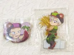 鬼滅の刃 実りの秋まつり アクリルスタンド 不死川実弥 缶バッジ　不死川玄弥