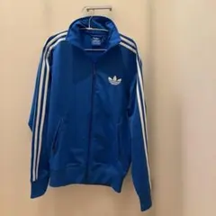 adidas 青 ファイヤーバードトラックジャケット サイズ95