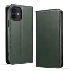iphone12 /12pro用ケース 手帳型 PUレザー 放熱性 マグネット式