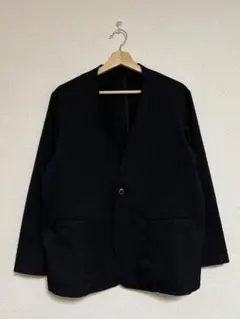 【別注】AURALEE×BEAMS テーラードジャケット ブラック フィンクス 別注】AURALEE×BEAMS テーラードジャケット ブラック フィンクス