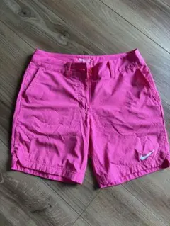 NIKE GOLF ショートパンツ ピンク ドット柄