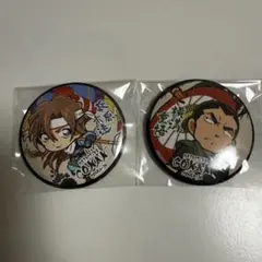 名探偵コナン 缶バッジ 萩原千速＆萩原研二＆松田陣平＆横溝重悟