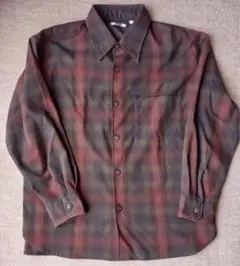 ユニクロU ヘビーフランネルオーバーサイズシャツ