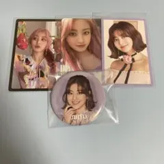 twice ジヒョ トレカ 缶バッジ