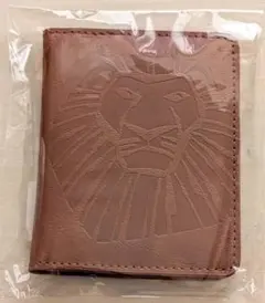 【劇団四季ライオンキング】コインケース付カードホルダー ブラウン