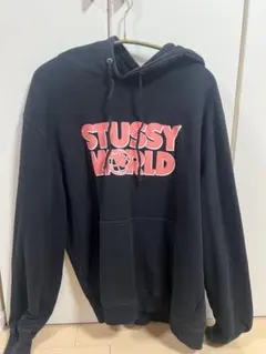STUSSY ステューシー パーカー ブラック Lサイズ