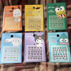 サンリオ わくわくフレンズ ネイルシール 6枚セット