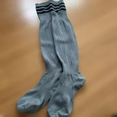 グレー ストライプ サッカーソックスのサムネイル