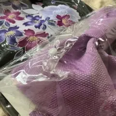 【新品未使用】浴衣　レディース浴衣セット　八重桜柄　浴衣帯セット　下駄付き