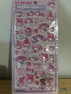 マイメロディー　サンリオ　ボンボンドロップ シール
