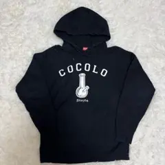 COCOLO パーカー ブラック Mサイズ
