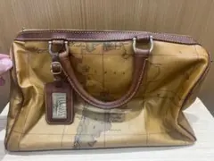 アルヴィエロ・マルティーニ マップ柄 ハンドバッグ トートバッグ 鞄