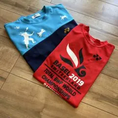 YONEXバドミントンシャツ 2枚セット