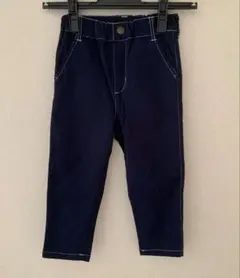 【BREEZE美品】ネイビー 長ズボン 110cm ゴムウエスト