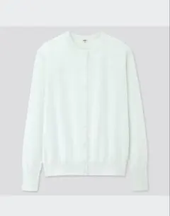 カットスーピマコットンクルーネックカーディガン　UNIQLO ⭐︎2
