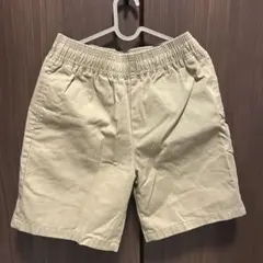 gu ベージュ ゴムウエスト ショートパンツ