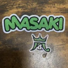 うちわデコ　デコパーツ　ラインストーン　相葉雅紀　嵐　ステッカー　団扇　うちわ