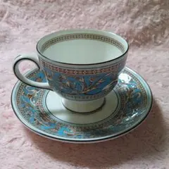 WEDGWOOD ウェッジウッド フロレンティーン ターコイズ カップ&ソーサー