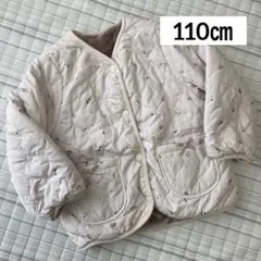 プティマイン チェリー柄 リバーシブル ジャケット アウター ブルゾン 110