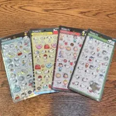 【正規品】ボンボンドロップシール ミニ スヌーピー オラフ　4点 セット