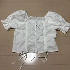 INGNI イング　ショート丈半袖ブラウス　新品未使用タグ付き