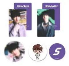 SnowManポップアップ台北限定 缶バッジセット&フォトカードC 深澤辰哉