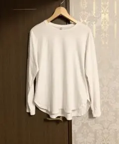 UNIQLO ユニクロ　コットン100% クルーネックT 長袖　サイズL