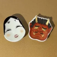 【☆特別価格☆】【新品】【大人気】有田焼幸楽窯　福鬼箸置き２個セット　縁起物