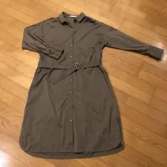 美品　PLSTプラステ　シャツワンピース