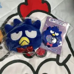 ばつ丸 フェイスマスコット 缶バッジ＆ホルダー はぴだんぶい くじ セット