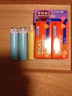VICKS メディケイテッドドロップス 5個セット　ちいかわ　うさぎ　ハチワレ