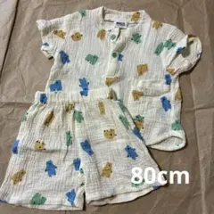 BREEZE 動物柄 Tシャツとショートパンツセット 80