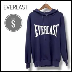 Everlast　スウェットパーカー　ネイビー　ブランドロゴ　Sのサムネイル