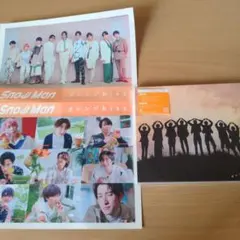 初回盤A Snow Man オレンジkiss CD＋DVD＋シール付き